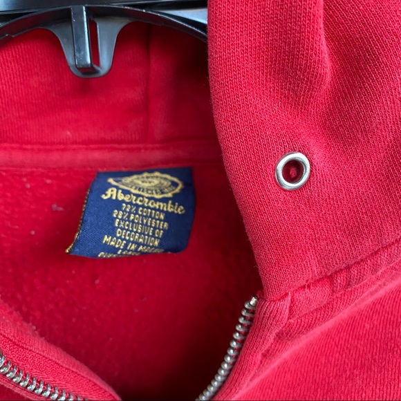 Abercrombie and Fitch women full Zip hoodie Jacket size Fits S slim fit - Picture 9 of 11